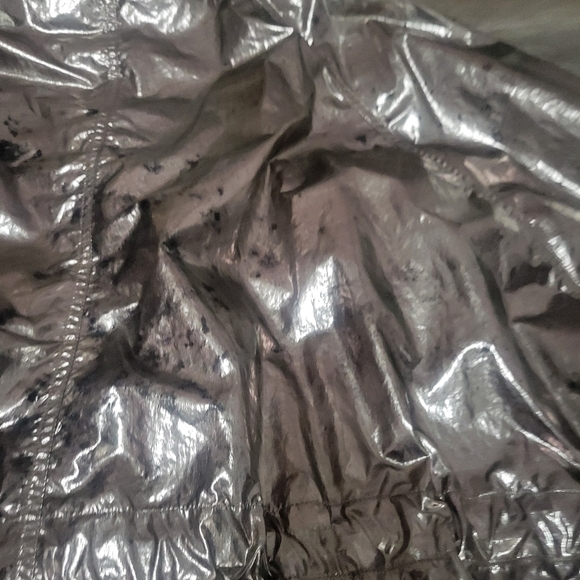 Free People sinched waist with hood rain jacket size xs/s oversized - Picture 3 of 16